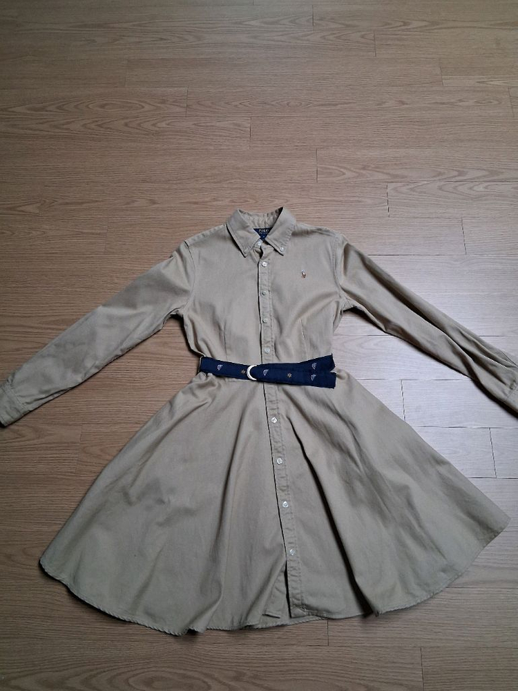 폴로 랄프로렌 여아 셔츠 원피스 이미지