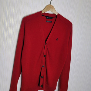 100 빈폴 울 가디건 레드