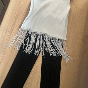 이세이미야케 플리츠플리즈미 프린지셔츠