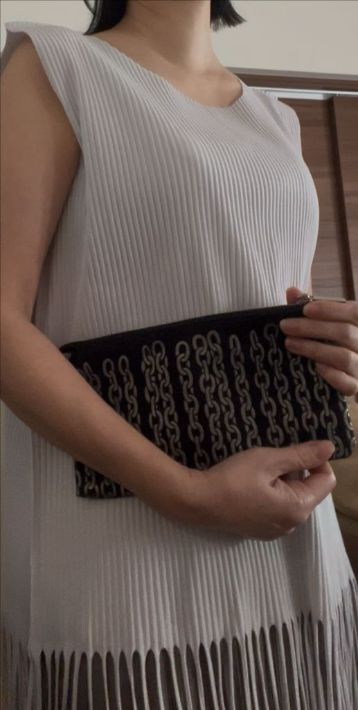 이세이미야케 플리츠플리즈미 프린지셔츠--9