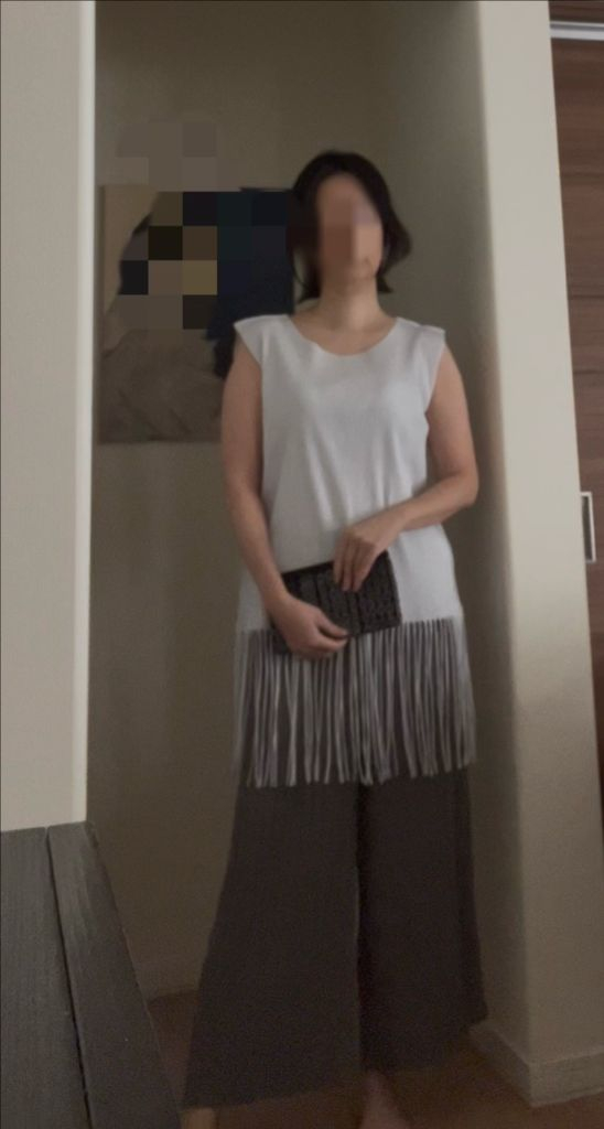 이세이미야케 플리츠플리즈미 프린지셔츠--8