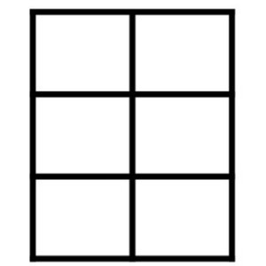 200호 알루미늄 캔버스 틀 / 왁구 / P형