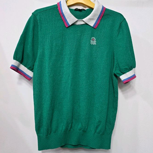 베네통 여성 반팔 니트