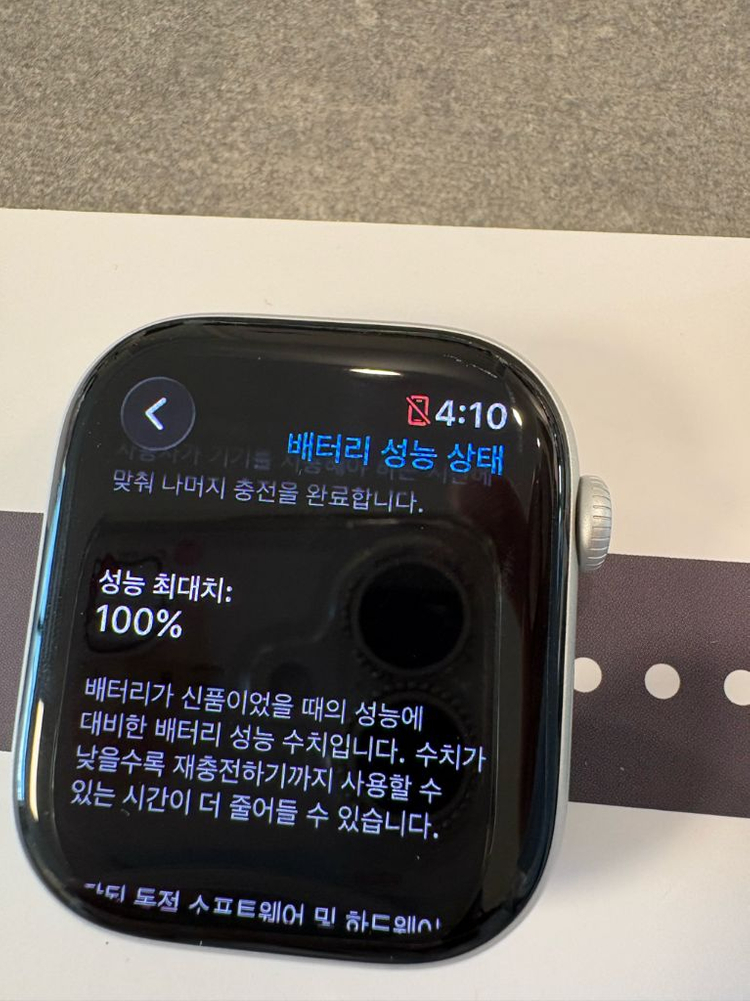 애플워치10 46mm 실버--5