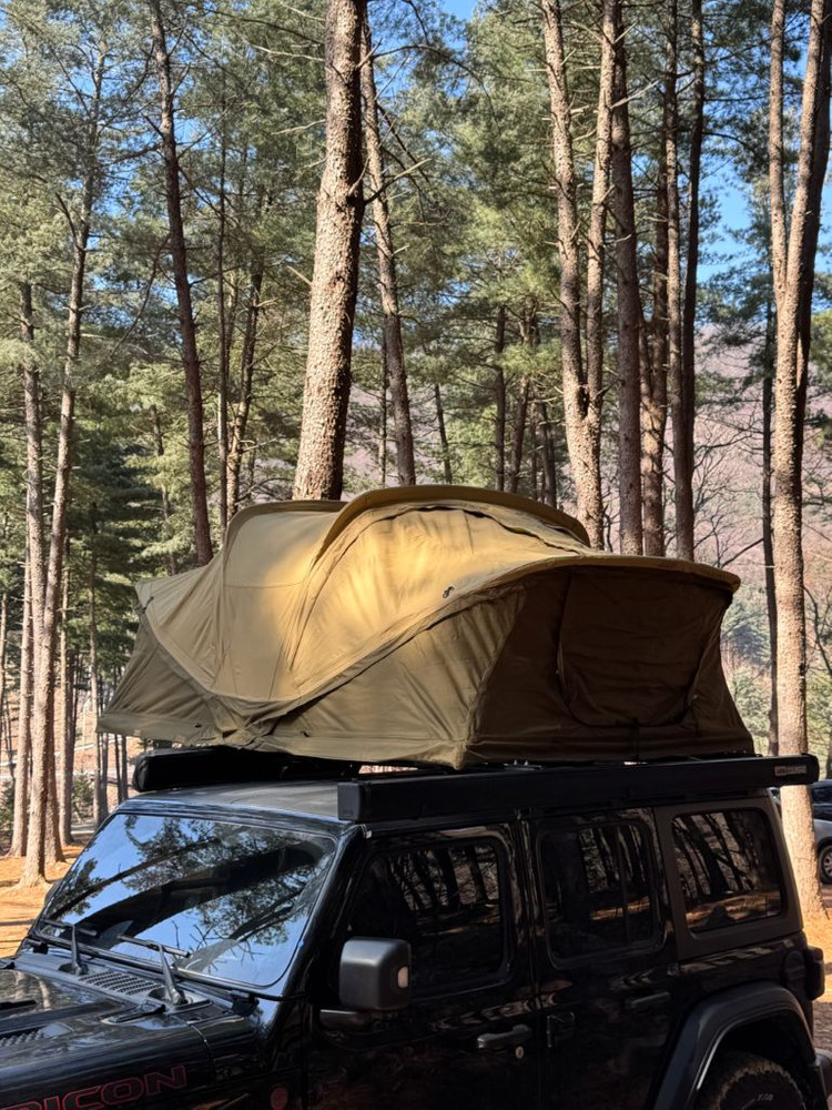 툴레 어프로치 루프탑텐트 L 페넬 탄 판매 / 상태좋음 / 차박 캠핑--2