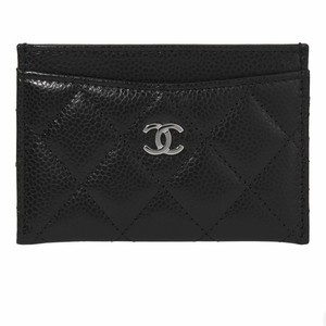 샤넬 클래식 캐비어 카드슬롯 블랙 은장 새상품(미개봉)