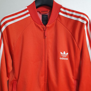 아디다스 슈퍼걸 숏져지 자켓 S 오렌지