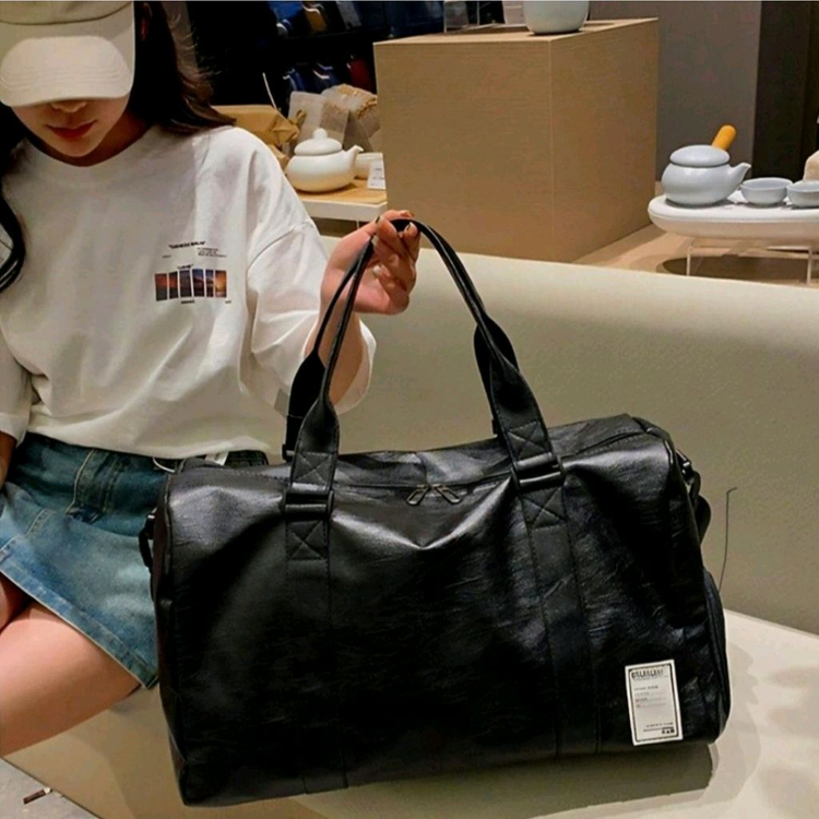 PU 보스턴백 여행가방 헬스가방 생활방수 대용량 가방--4