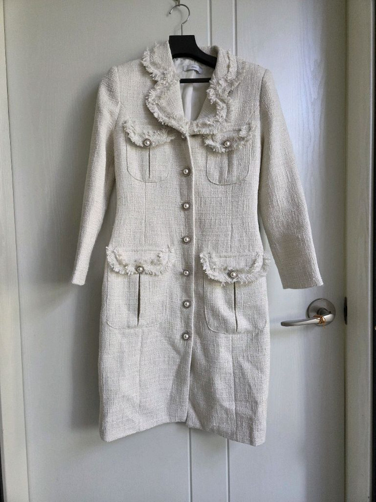 하객룩 상견례 아옳이 IROA 로아르 트위드 원피스 S--0