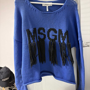 msgm 오버핏 니트