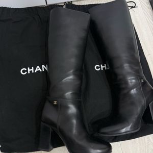 CHANEL샤넬 롱부츠 37.5 (500만대제품)