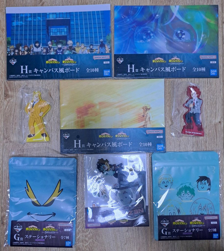 미개봉 히어로 라스트원 올마이트 e상 올마이트인형 엔데버소프비 및 굿즈 세트 일괄 택포--6