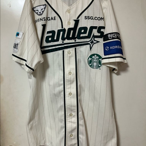 2025 SSG랜더스 스타벅스 유니폼 최상민 실착