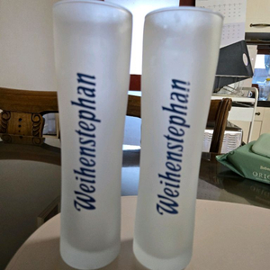 바이엔슈테판 Weihenstephan 맥주잔 500ml 2개 팝니다.