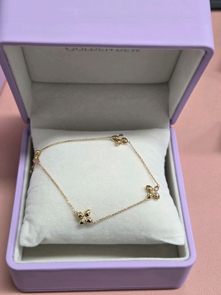 골든듀 펄시피아 쁘띠 팔찌 (옐골) 이미지