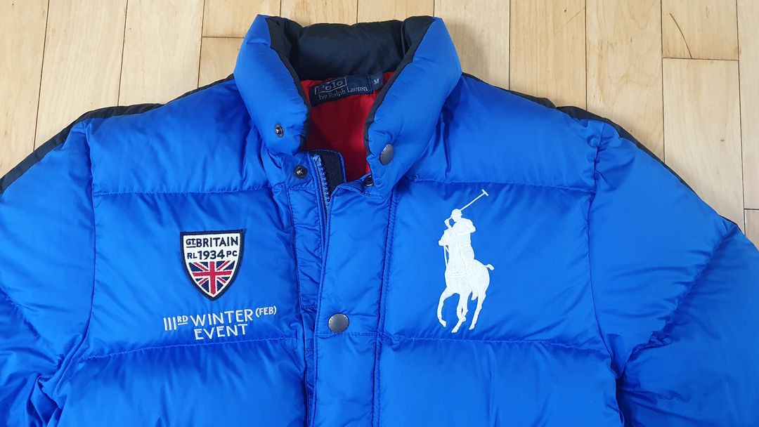 가격내림 - 폴로 구스다운 패딩점퍼 Britain (M사이즈) 이미지