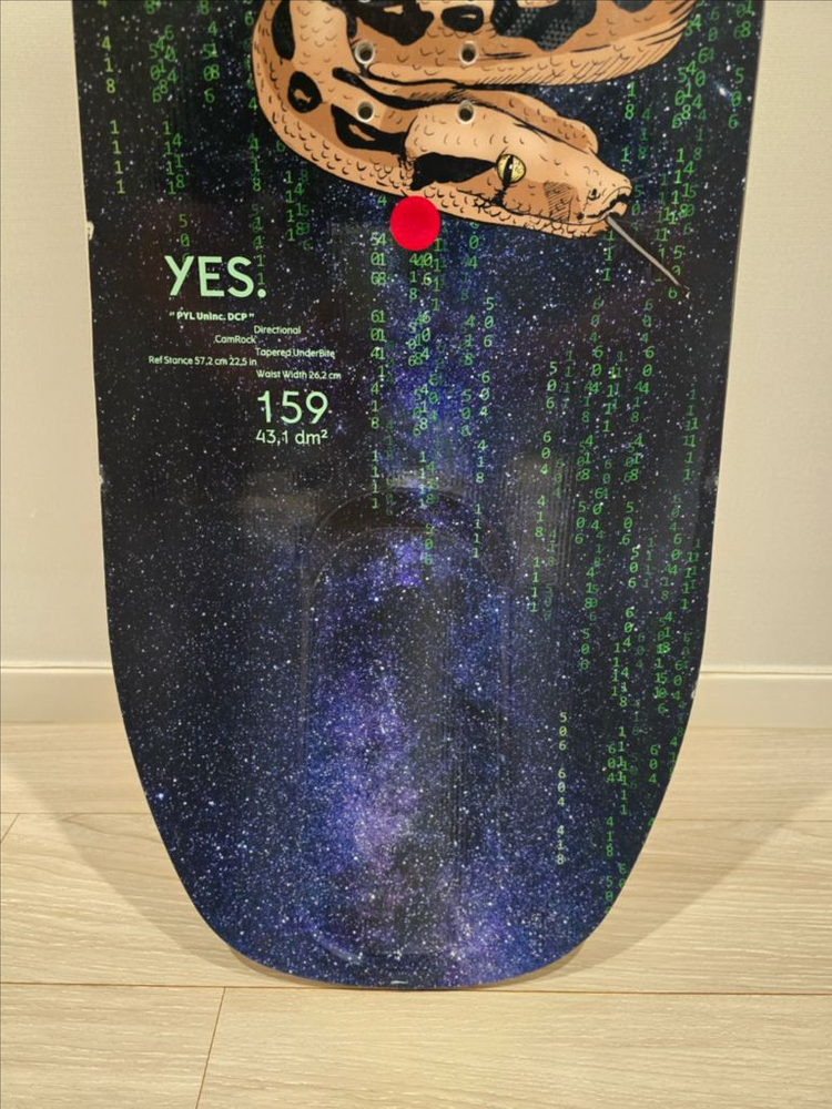 YES 스노우보드 159cm--4