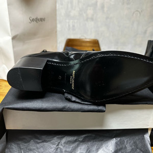 남성 생로랑 바실리 앵클부츠