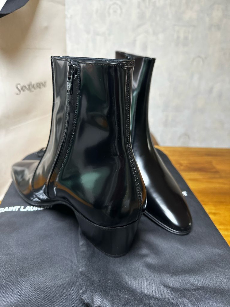 남성 생로랑 바실리 앵클부츠--2