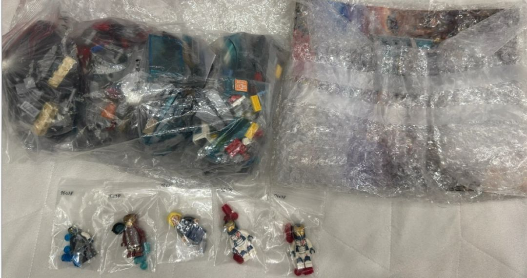 (중고) 레고 마블 어벤져스 타워공격 76038--1