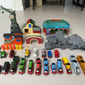 토마스 자석기차 레일 건물 일괄