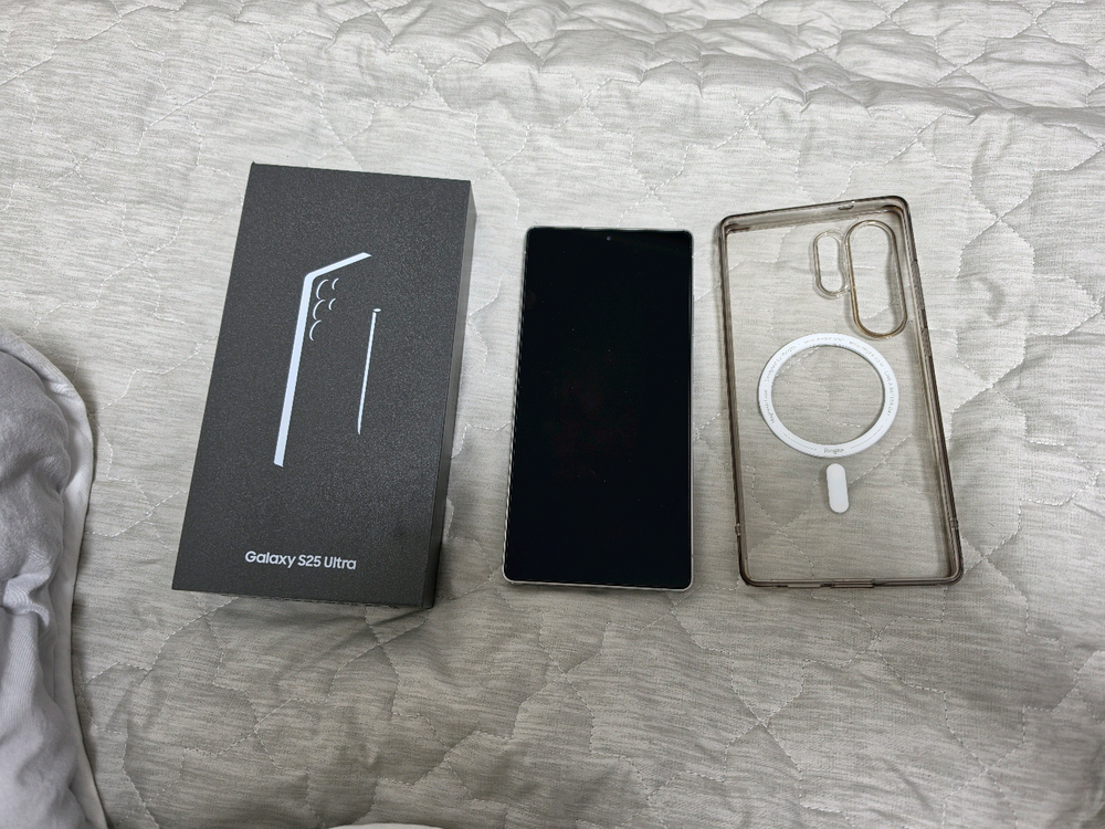 갤럭시s25울트라 512gb 실버블루 자급제 팝니다--9