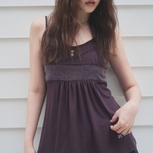 삽니다) 애즈온 백리본 슬리브리스 퍼플 이미지