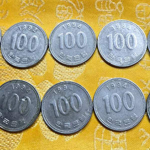 1994년 100원 동전 10개세트 이미지