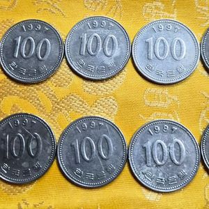 1997년 100원 동전 10개세트