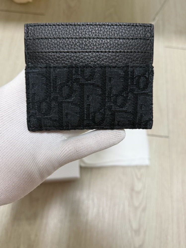 정품,미사용새상품 디올 오블리크 카드지갑 블랙--2