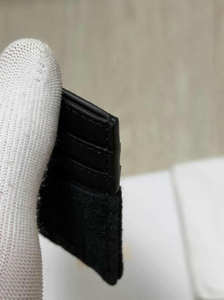 정품,미사용새상품 디올 오블리크 카드지갑 블랙--4