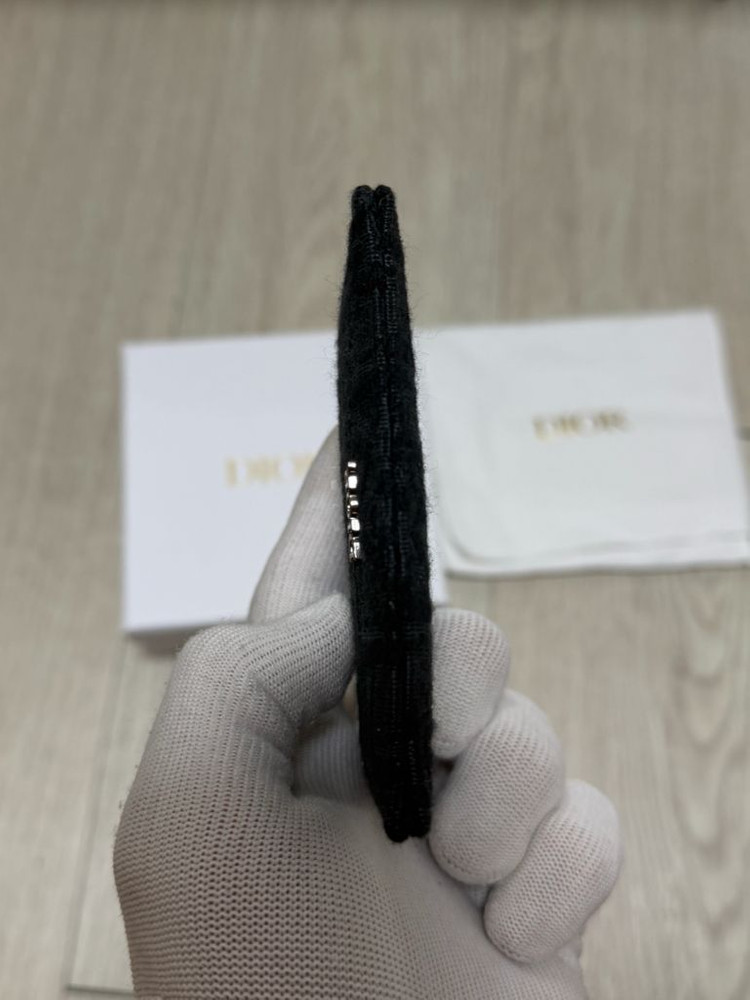 정품,미사용새상품 디올 오블리크 카드지갑 블랙--6