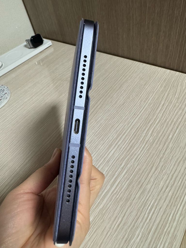 아이패드미니 6세대 64GB 셀룰러 퍼플 + 애플펜슬 + 스마트플리오 케이스--5