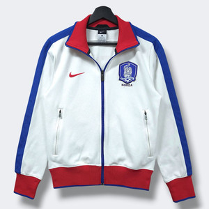 [S] 나이키 화이트&블루라인 10-12 대한민국 국대 트랙탑 져지