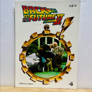 [영화굿즈] 백 투 더 퓨처 2 트레이딩 스티커 카드 (1989)