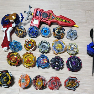 베이블레이드 팽이 20종 런처 3셋트 저렴하게