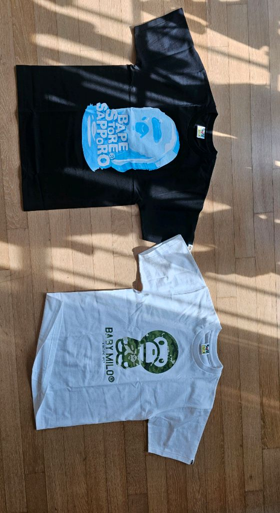 베이프,마일로 반팔 M 새상품 팔아요 이미지