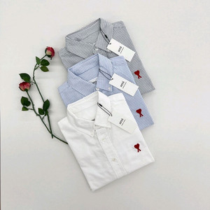 아미 하트로고 옥스포드 셔츠 이미지