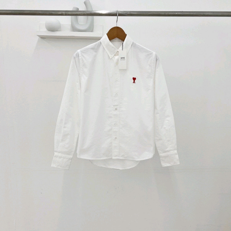 아미 하트로고 옥스포드 셔츠 이미지