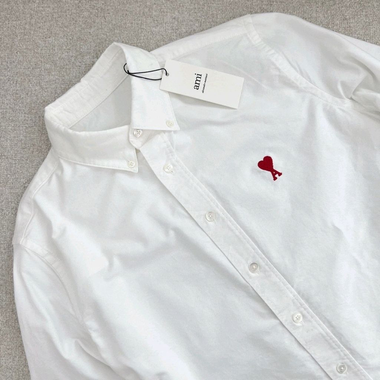 아미 하트로고 옥스포드 셔츠 이미지