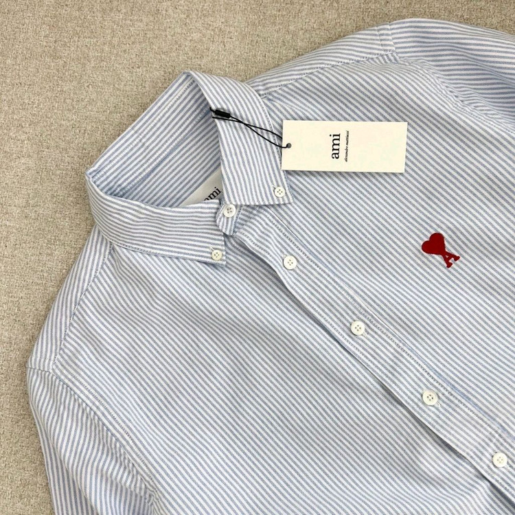 아미 하트로고 옥스포드 셔츠 이미지