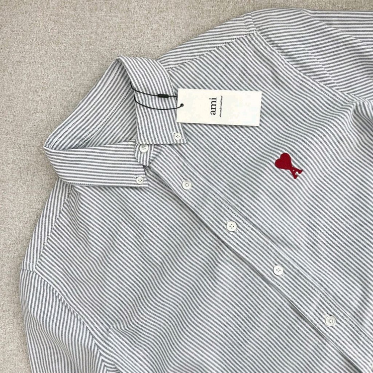 아미 하트로고 옥스포드 셔츠 이미지