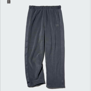 유니클로 니들스 콜라보 후리스와이드팬츠 (다크그레이/L사이즈)