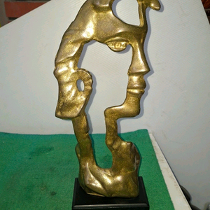 키 높이 41센치동재질 추상조각물품