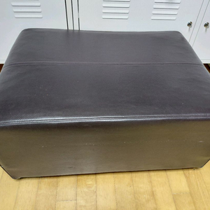 갈색 가죽스툴(무료나눔)