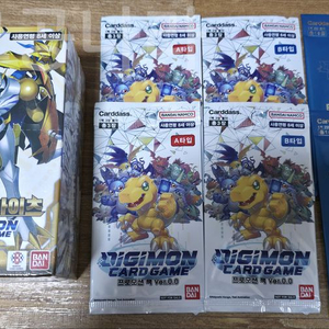 디지몬 카드게임 vs로얄나이츠 미개봉 + 팩 6개 미개봉