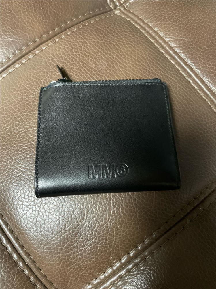 새상품 MM6 메종 마르지엘라 반지갑 블랙--6