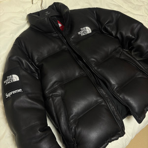 슈프림 노스페이스 양가죽 눕시