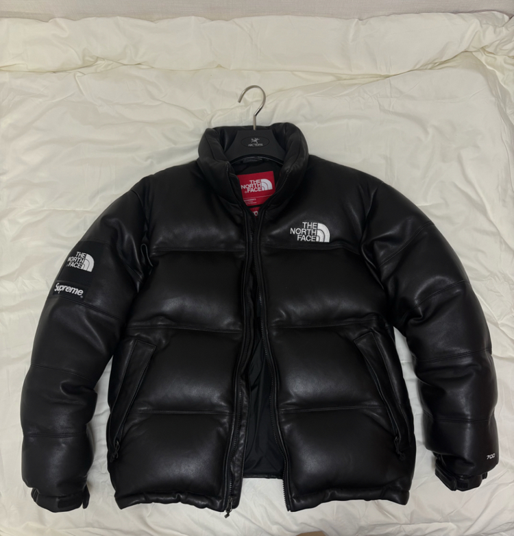 슈프림 노스페이스 양가죽 눕시--3