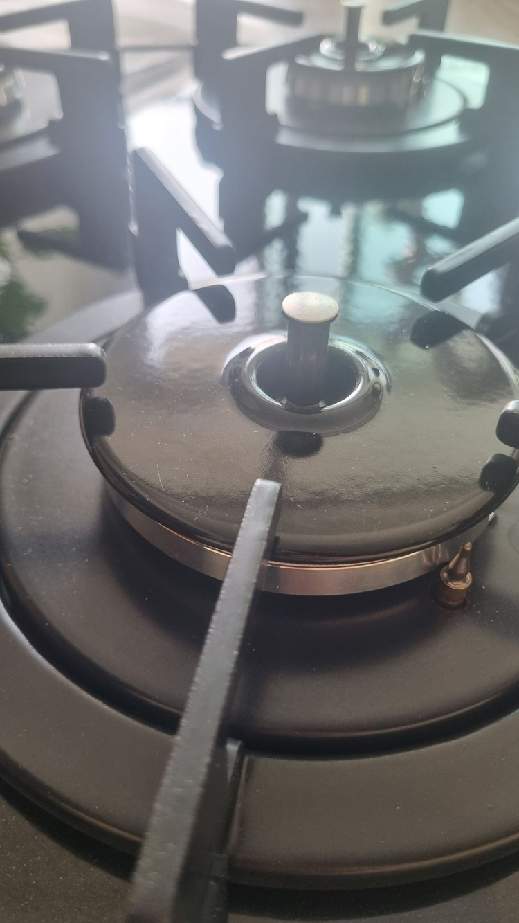 나비엔매직 3구 빌트인 가스레인지 +전용 스탠드(거치대) 이미지